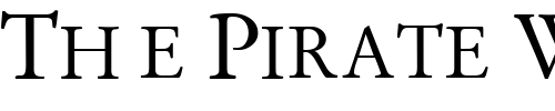 Font : DeutchGaramondOSSSCapsSSK Custom Text : The Pirate Way Test your own text here Click to download or to view this font on a tshirt that can be custom printed in Bali