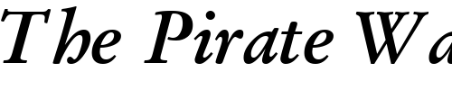 Font : DeutchGaramondOSSSK-Bold-Italic Custom Text : The Pirate Way Test your own text here Click to download or to view this font on a tshirt that can be custom printed in Bali