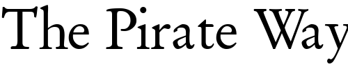 Font : DeutchGaramondSSK Custom Text : The Pirate Way Test your own text here Click to download or to view this font on a tshirt that can be custom printed in Bali