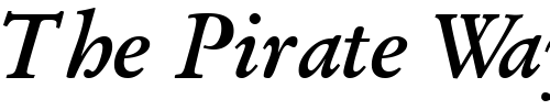 Font : DeutchGaramondSSK-BoldItalic Custom Text : The Pirate Way Test your own text here Click to download or to view this font on a tshirt that can be custom printed in Bali