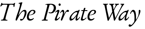 Font : DeutchGaramondSSK-Italic Custom Text : The Pirate Way Test your own text here Click to download or to view this font on a tshirt that can be custom printed in Bali