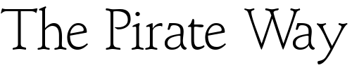 Font : DeutchLightSSK Custom Text : The Pirate Way Test your own text here Click to download or to view this font on a tshirt that can be custom printed in Bali