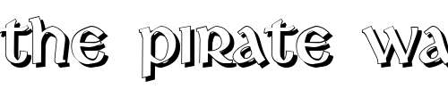 Font : Deutsche-Uncialis-Shadow Custom Text : The Pirate Way Test your own text here Click to download or to view this font on a tshirt that can be custom printed in Bali