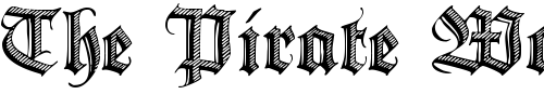 Font : Deutsche-Zierschrift Custom Text : The Pirate Way Test your own text here Click to download or to view this font on a tshirt that can be custom printed in Bali