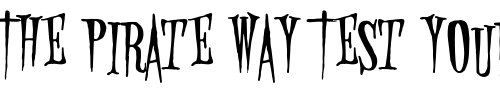 Font : Deviliette Custom Text : The Pirate Way Test your own text here Click to download or to view this font on a tshirt that can be custom printed in Bali