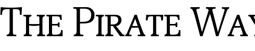Font : Devin-SmallCaps Custom Text : The Pirate Way Test your own text here Click to download or to view this font on a tshirt that can be custom printed in Bali