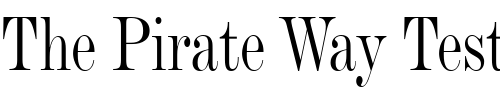 Font : Devine-Condensed-Normal Custom Text : The Pirate Way Test your own text here Click to download or to view this font on a tshirt that can be custom printed in Bali
