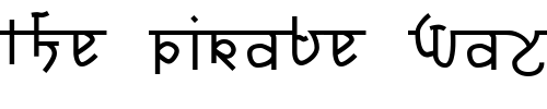 Font : DevineTown-Linear Custom Text : The Pirate Way Test your own text here Click to download or to view this font on a tshirt that can be custom printed in Bali