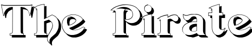 Font : Devinne-Swash-Shadow Custom Text : The Pirate Way Test your own text here Click to download or to view this font on a tshirt that can be custom printed in Bali