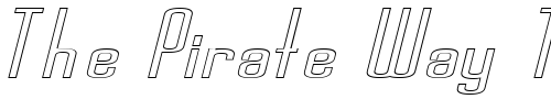 Font : Devon-Hollow-Extended-Italic Custom Text : The Pirate Way Test your own text here Click to download or to view this font on a tshirt that can be custom printed in Bali