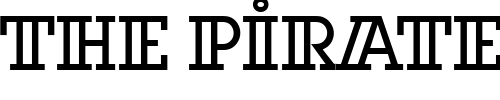 Font : DextorOutD Custom Text : The Pirate Way Test your own text here Click to download or to view this font on a tshirt that can be custom printed in Bali
