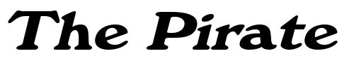 Font : Dictionary-Extended-Italic Custom Text : The Pirate Way Test your own text here Click to download or to view this font on a tshirt that can be custom printed in Bali