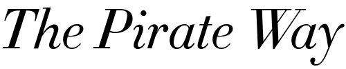 Font : Didot-HTF-L11-Light-Ital Custom Text : The Pirate Way Test your own text here Click to download or to view this font on a tshirt that can be custom printed in Bali