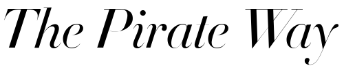 Font : Didot-HTF-L96-Light-Ital Custom Text : The Pirate Way Test your own text here Click to download or to view this font on a tshirt that can be custom printed in Bali