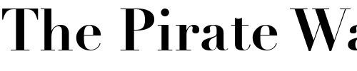 Font : DidotLH-Bold Custom Text : The Pirate Way Test your own text here Click to download or to view this font on a tshirt that can be custom printed in Bali