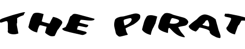 Font : DiegoCon-Scrambled Custom Text : The Pirate Way Test your own text here Click to download or to view this font on a tshirt that can be custom printed in Bali