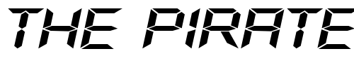 Font : DigifaceWide-Italic Custom Text : The Pirate Way Test your own text here Click to download or to view this font on a tshirt that can be custom printed in Bali