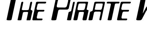 Font : DigitalMachine-Oblique Custom Text : The Pirate Way Test your own text here Click to download or to view this font on a tshirt that can be custom printed in Bali