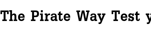 Font : DilleniaUPC-Bold Custom Text : The Pirate Way Test your own text here Click to download or to view this font on a tshirt that can be custom printed in Bali