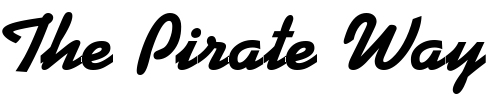 Font : DinerScript-Bold Custom Text : The Pirate Way Test your own text here Click to download or to view this font on a tshirt that can be custom printed in Bali