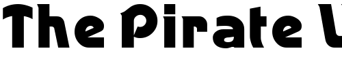 Font : Dingaling-Bold Custom Text : The Pirate Way Test your own text here Click to download or to view this font on a tshirt that can be custom printed in Bali