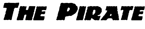 Font : Dinosauria-Extended-Italic Custom Text : The Pirate Way Test your own text here Click to download or to view this font on a tshirt that can be custom printed in Bali
