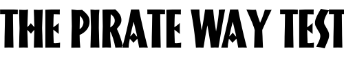 Font : Diplomat Custom Text : The Pirate Way Test your own text here Click to download or to view this font on a tshirt that can be custom printed in Bali
