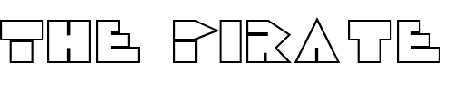 Font : Disco-Dork-Outline Custom Text : The Pirate Way Test your own text here Click to download or to view this font on a tshirt that can be custom printed in Bali