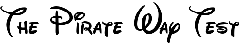 Font : Disney-Script-Regular Custom Text : The Pirate Way Test your own text here Click to download or to view this font on a tshirt that can be custom printed in Bali