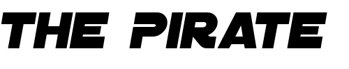Font : Distant-Galaxy-Italic Custom Text : The Pirate Way Test your own text here Click to download or to view this font on a tshirt that can be custom printed in Bali