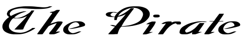 Font : Dobkin-Ex-Bold-Plain Custom Text : The Pirate Way Test your own text here Click to download or to view this font on a tshirt that can be custom printed in Bali