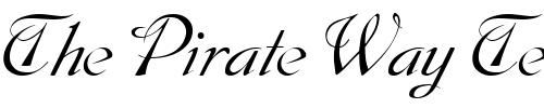 Font : DobkinScript Custom Text : The Pirate Way Test your own text here Click to download or to view this font on a tshirt that can be custom printed in Bali