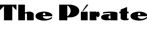 Font : Dolmen-Regular Custom Text : The Pirate Way Test your own text here Click to download or to view this font on a tshirt that can be custom printed in Bali