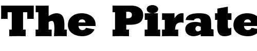 Font : DolmenDisplaySSK Custom Text : The Pirate Way Test your own text here Click to download or to view this font on a tshirt that can be custom printed in Bali