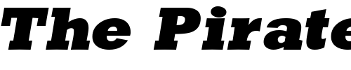 Font : DolmenDisplaySSK-Italic Custom Text : The Pirate Way Test your own text here Click to download or to view this font on a tshirt that can be custom printed in Bali