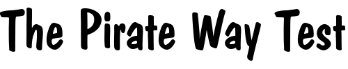 Font : DomCasualD Custom Text : The Pirate Way Test your own text here Click to download or to view this font on a tshirt that can be custom printed in Bali