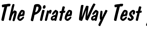 Font : DomDiagonal-BT Custom Text : The Pirate Way Test your own text here Click to download or to view this font on a tshirt that can be custom printed in Bali