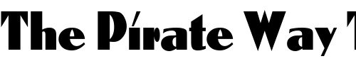 Font : DomenicCondensed Custom Text : The Pirate Way Test your own text here Click to download or to view this font on a tshirt that can be custom printed in Bali