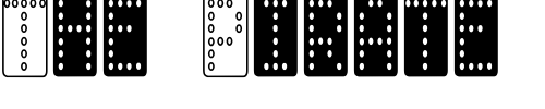 Font : Domino-smal Custom Text : The Pirate Way Test your own text here Click to download or to view this font on a tshirt that can be custom printed in Bali