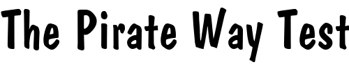 Font : Domkrat-Normal Custom Text : The Pirate Way Test your own text here Click to download or to view this font on a tshirt that can be custom printed in Bali