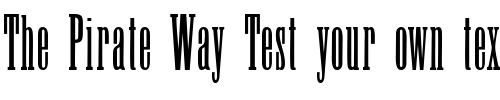 Font : Dommono Custom Text : The Pirate Way Test your own text here Click to download or to view this font on a tshirt that can be custom printed in Bali