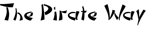 Font : DomoAregato-Normal Custom Text : The Pirate Way Test your own text here Click to download or to view this font on a tshirt that can be custom printed in Bali
