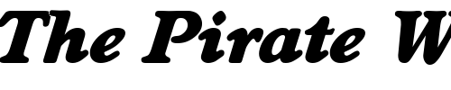 Font : DonBecker-Heavy-Italic Custom Text : The Pirate Way Test your own text here Click to download or to view this font on a tshirt that can be custom printed in Bali