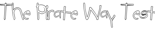 Font : DonaldOpen Custom Text : The Pirate Way Test your own text here Click to download or to view this font on a tshirt that can be custom printed in Bali