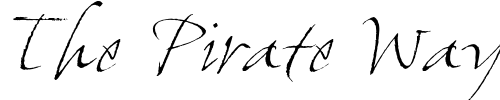 Font : Donaldson-Hand-BETA Custom Text : The Pirate Way Test your own text here Click to download or to view this font on a tshirt that can be custom printed in Bali