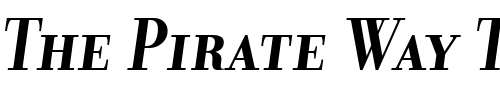 Font : Donatora-Display-SC-BoldItalic Custom Text : The Pirate Way Test your own text here Click to download or to view this font on a tshirt that can be custom printed in Bali