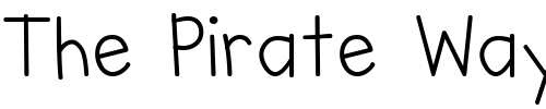 Font : Doodle-Basic Custom Text : The Pirate Way Test your own text here Click to download or to view this font on a tshirt that can be custom printed in Bali