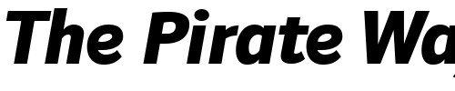 Font : Doradani-Bl-Italic Custom Text : The Pirate Way Test your own text here Click to download or to view this font on a tshirt that can be custom printed in Bali
