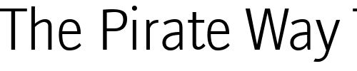 Font : Doradani-Lt Custom Text : The Pirate Way Test your own text here Click to download or to view this font on a tshirt that can be custom printed in Bali