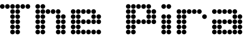 Font : Dot-Font-Eng Custom Text : The Pirate Way Test your own text here Click to download or to view this font on a tshirt that can be custom printed in Bali